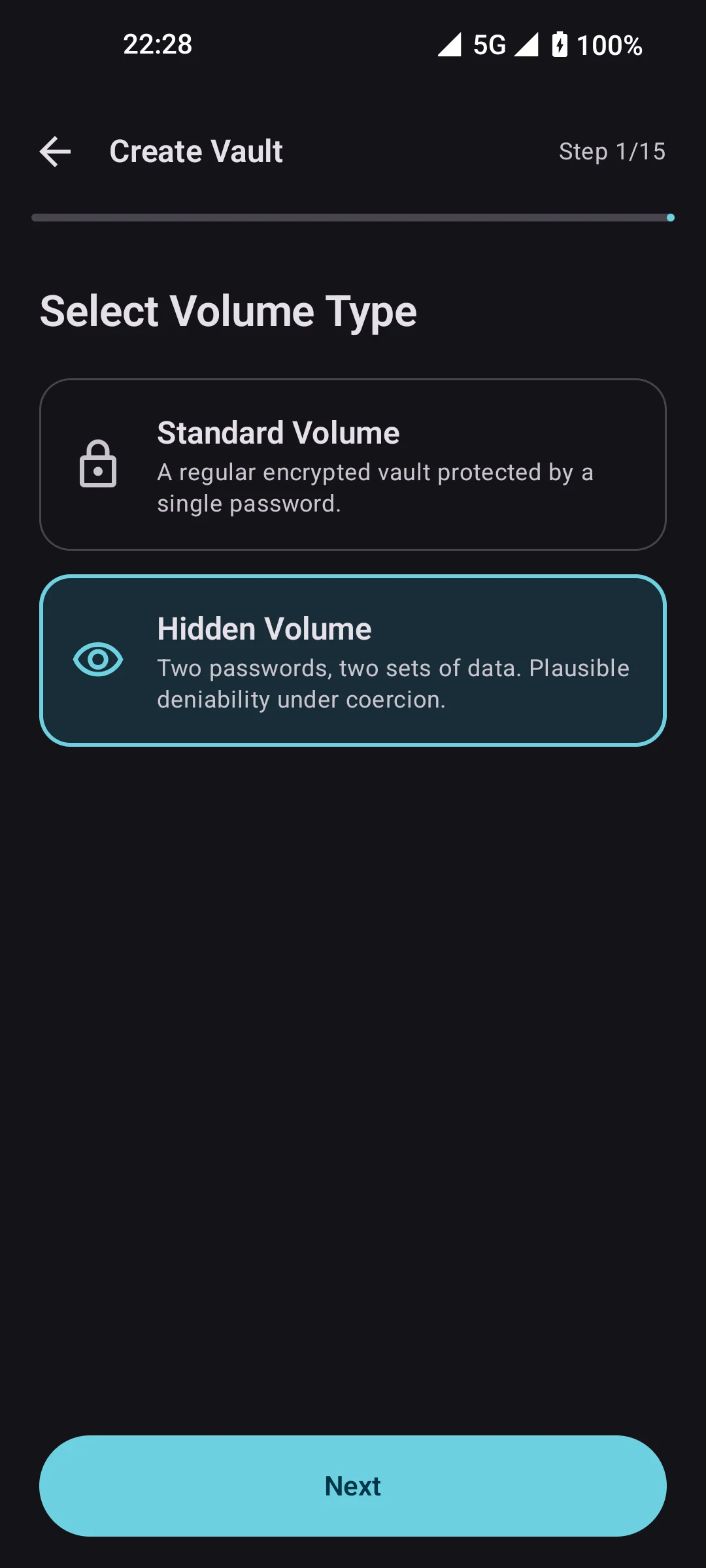 Hidden Volume