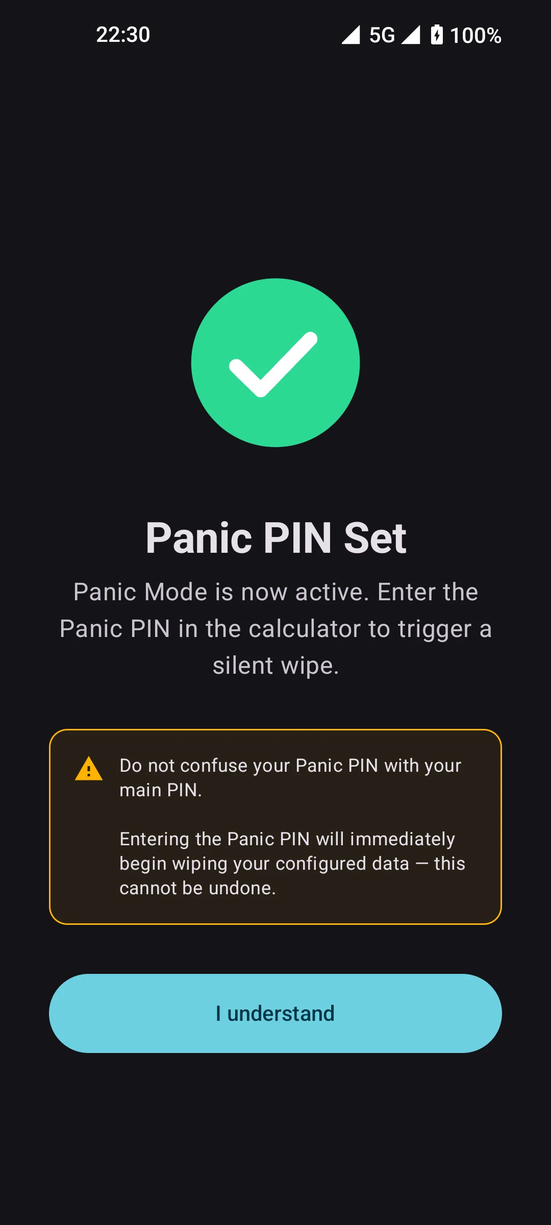Panic Mode